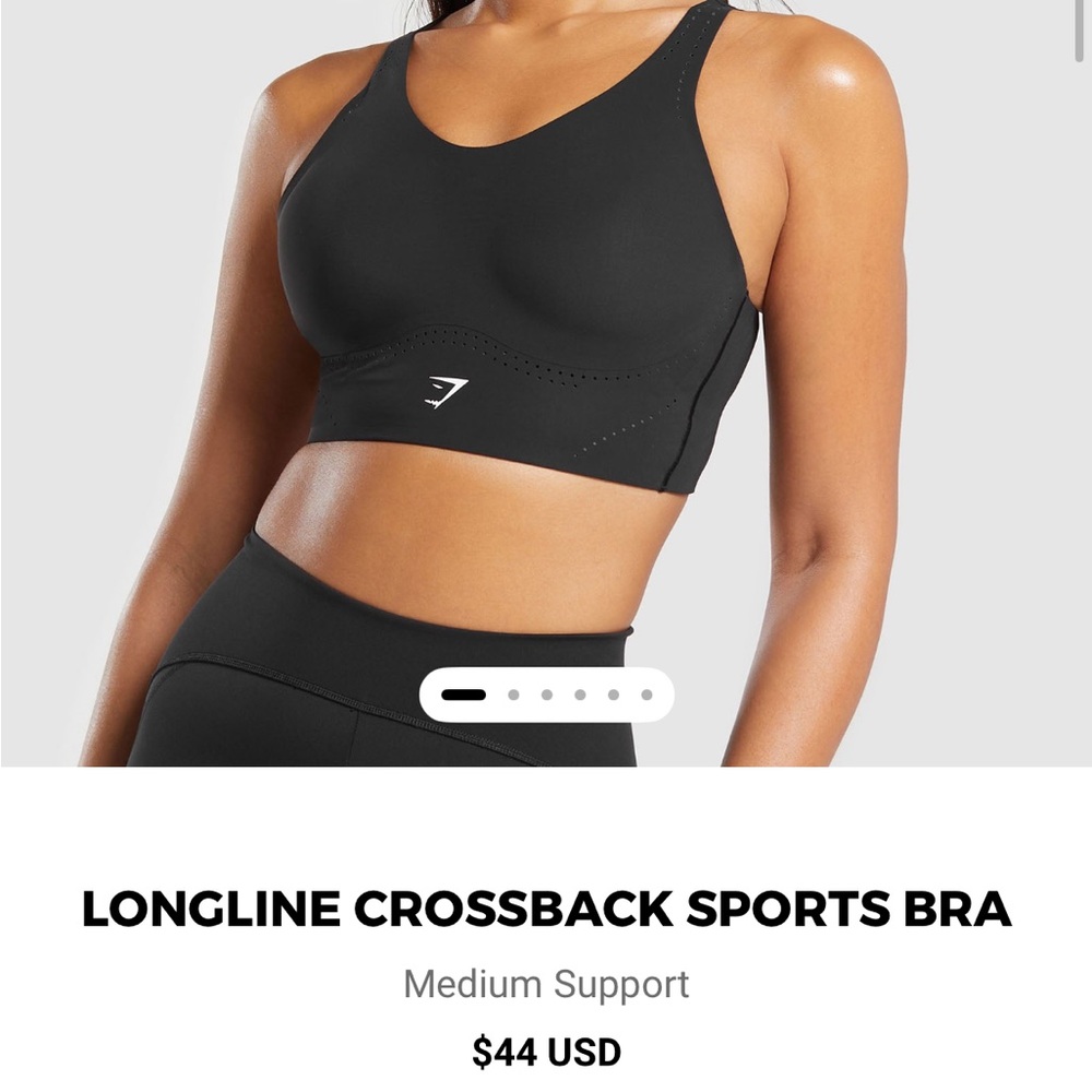 Gymshark Black Sportsbra